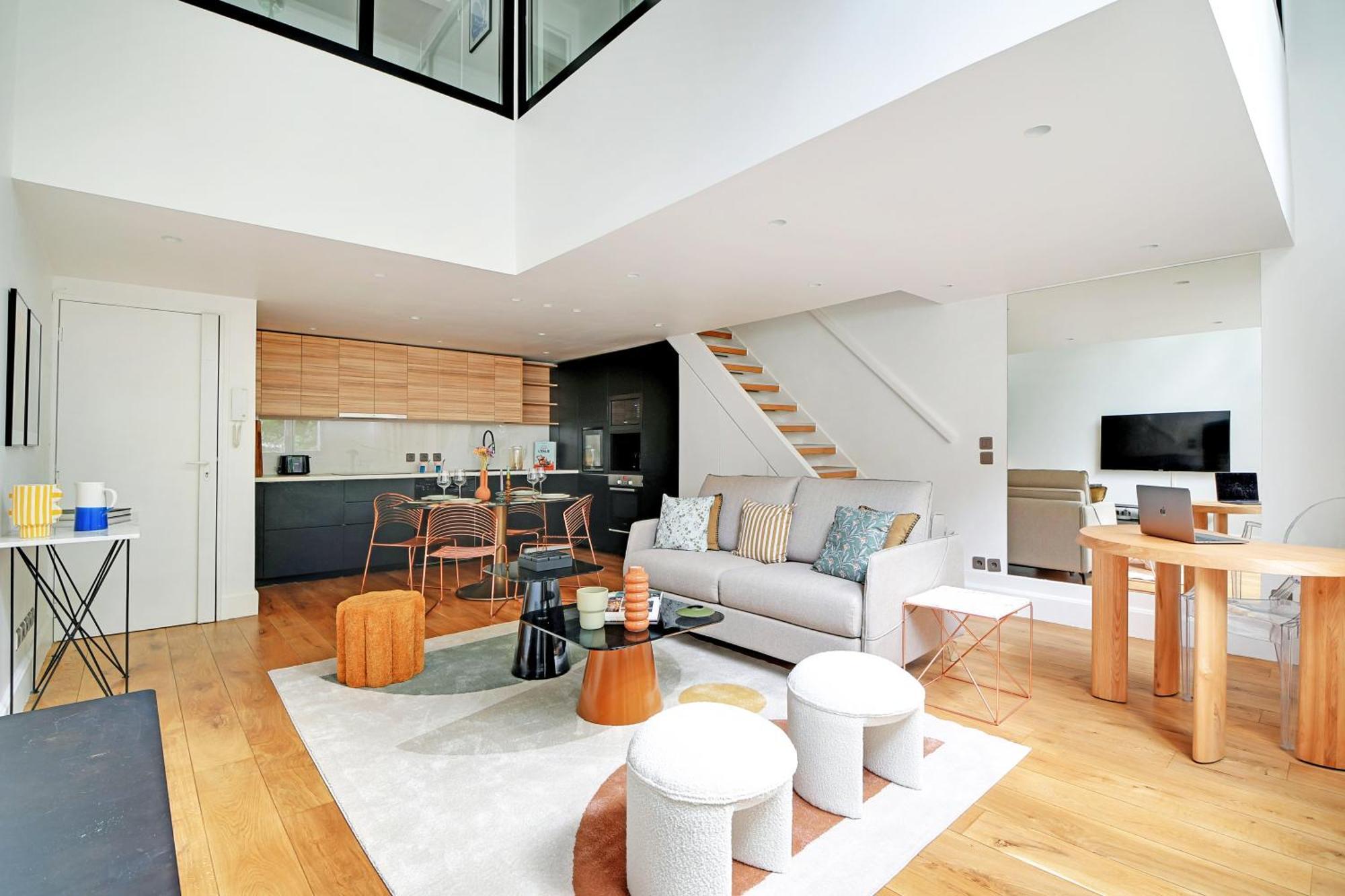 Amazing Loft 2Br - Eiffel Tower Apartman Párizs Kültér fotó